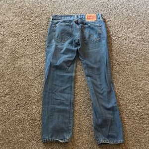 Levi's Blue Straight-Leg Jeans 32” length